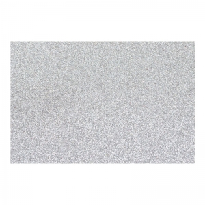GOMA EVA GLITTER 40x60 cm PLATA
