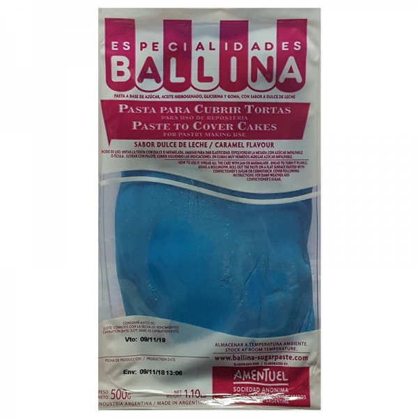 Pasta para cubrir celeste en Mendoza.