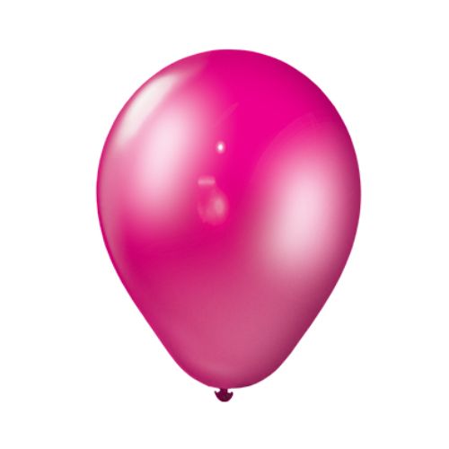 GLobo perlado fucsia