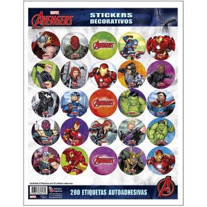 AUTOADHESIVO AVENGERS x 50u