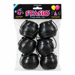 Calderos de bruja mini negros Stasio con asa pack x6