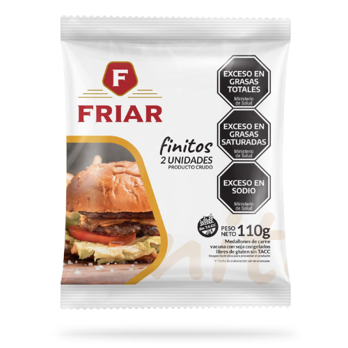 Friar Medallón de carne y soja x2 unidades 110g