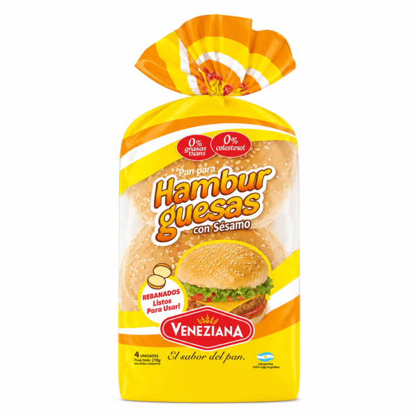 pan hamburguesa sesamo veneziana