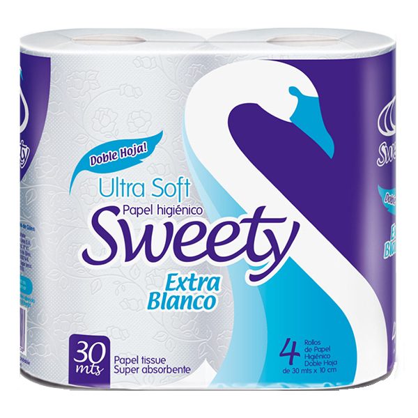 PAPEL HIGIÉNICO SWEETY x 4u Casa Segal