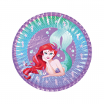 platos Sirenita Ariel cumpleaños infantil