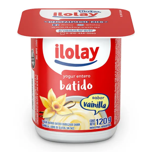 YOGUR BATIDO VAINILLA ILOLAY 120g ENTERO