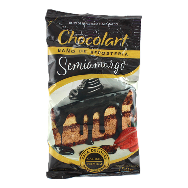 BAÑO DE CHOCOLATE SEMIAMARGO CHOCOLART 150g. Ofertas de repostería en Mendoza. Insumos de repostería. Chocolates. Baño de repostería. BAÑO DE CHOCOLATE SEMIAMARGO CHOCOLART 150g. Ofertas de repostería en Mendoza. Insumos de repostería. Chocolates. Baño de repostería.