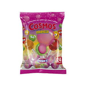 CHUPETINES COSMOS MEGA SURTIDO 384g x 24u