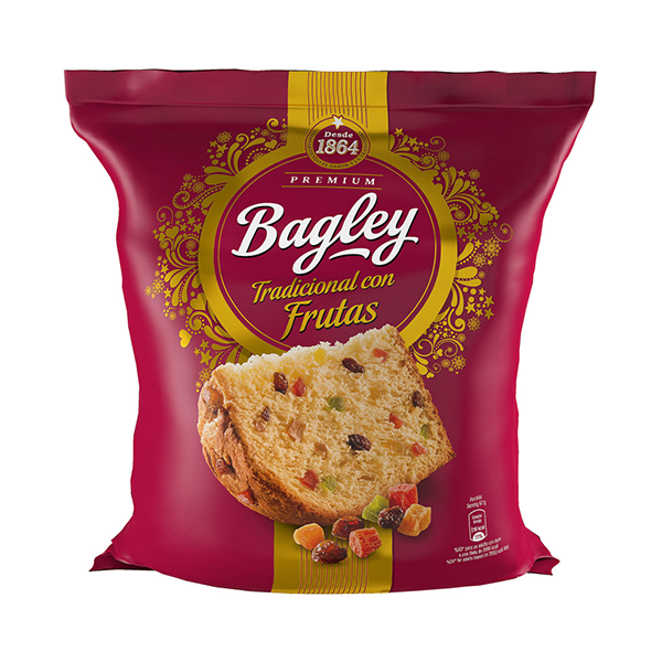 PAN DULCE CON FRUTA BAGLEY 400g