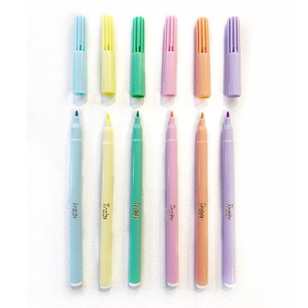 TRABI FIBRA JUNIOR PASTEL x10u. Ofertas de librería en Mendoza. Regreso a clases. Vuelta al cole con Casa Segal. Artículos de librería.