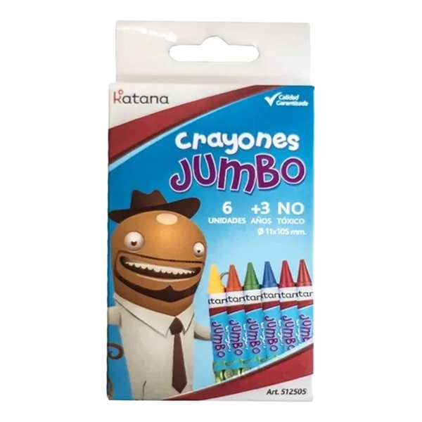 KATANA CRAYONES JUMBO x 6u