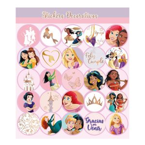 AUTOADHESIVOS PRINCESAS x 24u