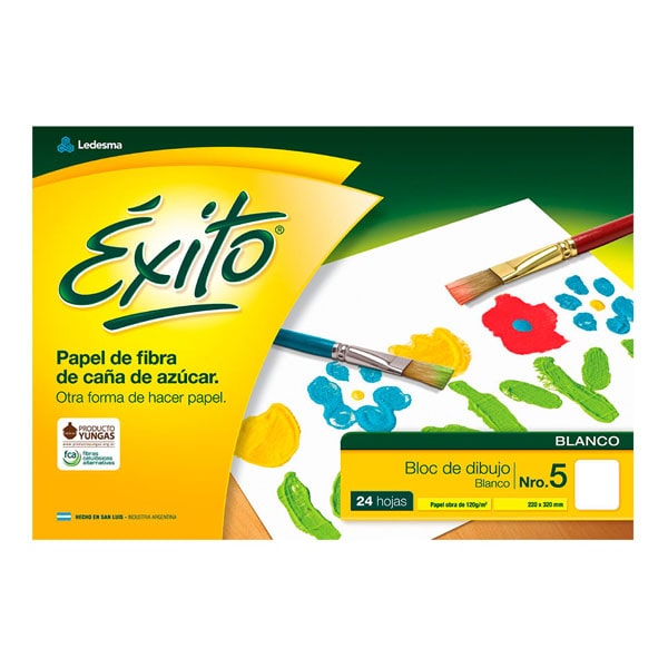 BLOC DIBUJO Nº5 BLANCO ÉXITO