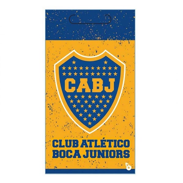 bolsita sorpresa Boca Juniors azul y oro con escudo