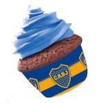 pirotines Boca Juniors azul y oro con escudo