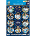 autoadhesivos AFA con escudo oficial y colores patrios
