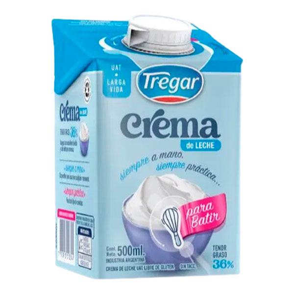CREMA DE LECHE 500ml TREGAR Casa Segal
