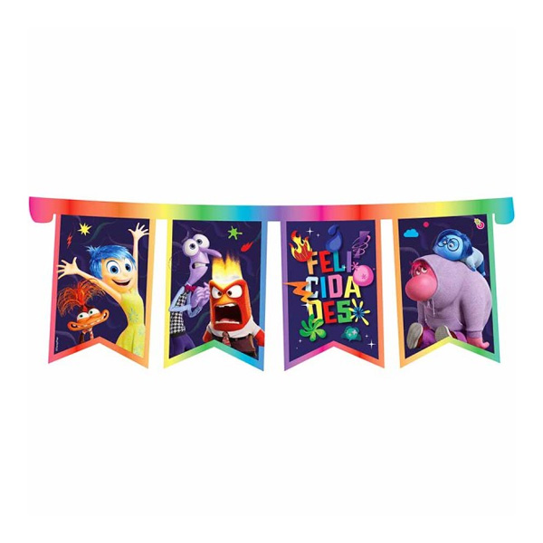 banderín Intensamente 2 para decoración infantil
