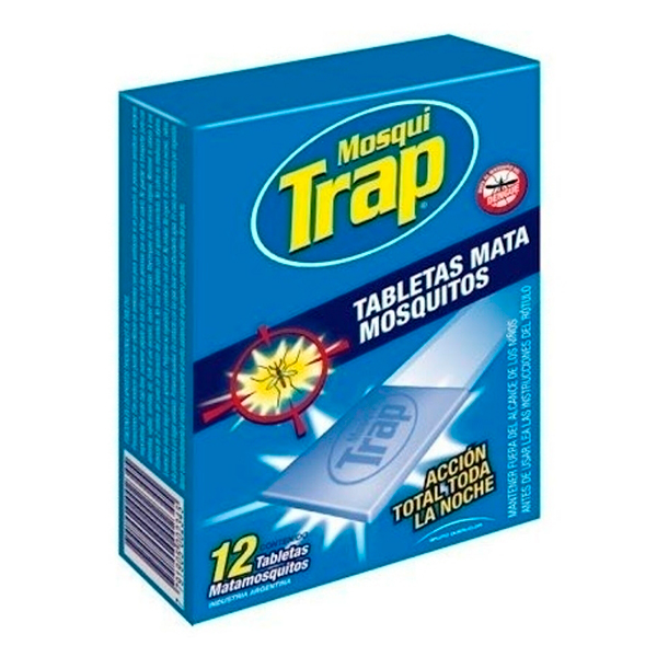caja de tabletas mata mosquitos Mosqui Trap x12