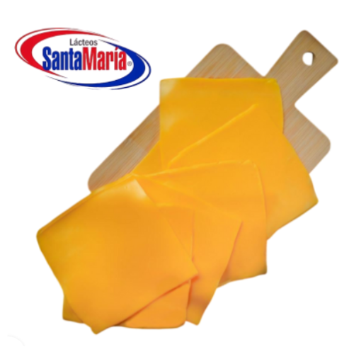Queso cheddar Santa María feteado por kilo
