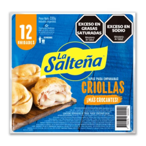 tapas criollas La Salteña 12u