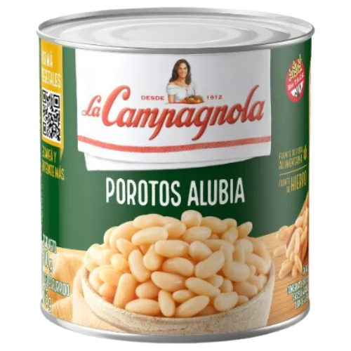 PRODUCTOS WEB (7) Porotos alubia La Campagnola 195 gramos