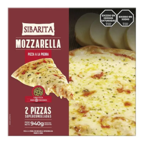 pizza Sibarita mozzarella x2 940g
