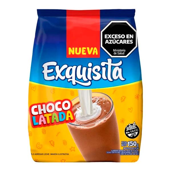 Exquisita polvo chocolate 150 gramos
