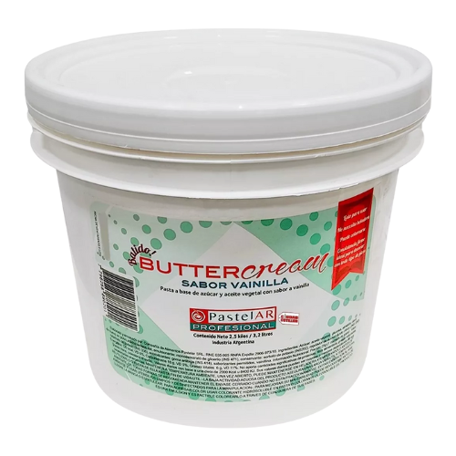 BUTTER VAINI Buttercream Vainilla 2.5kg en Casa Segal