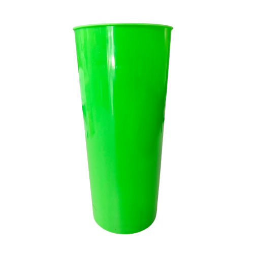 vaso trago largo color verde para eventos