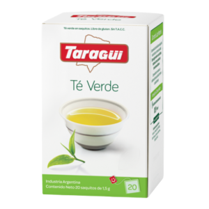 TARAGÜI TE 20 SAQUITOS VERDE