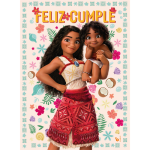 Afiche Moana decoración cumpleaños infantil temática tropical