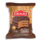 alfajor Genio 3 tapas con dulce de leche 60g x24 unidades