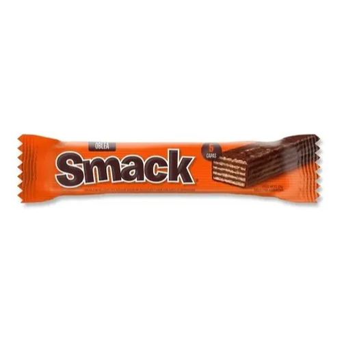 smack oblea 33 x48 smack oblea chocolate 5 capas 33g x48 unidades