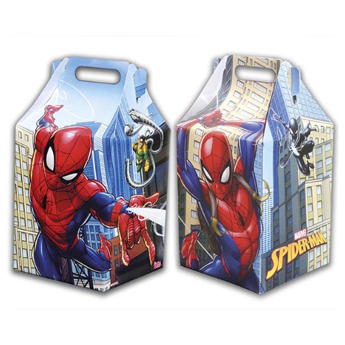 caja sorpresa Spiderman Marvel para cumpleaños infantil
