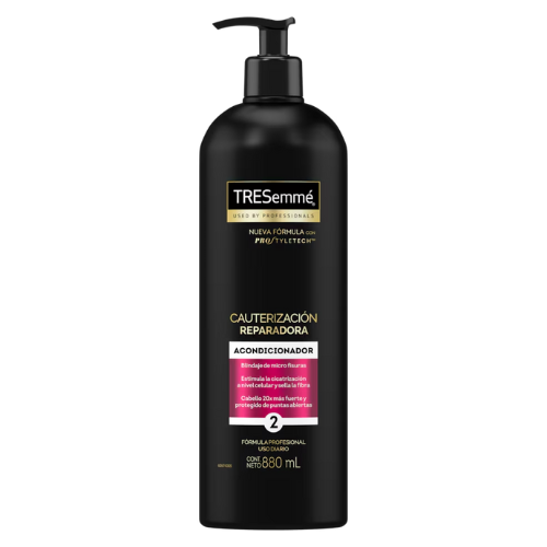 TRESEMMÉ Acondicionador 880ml Cauterización Reparadora envase negro