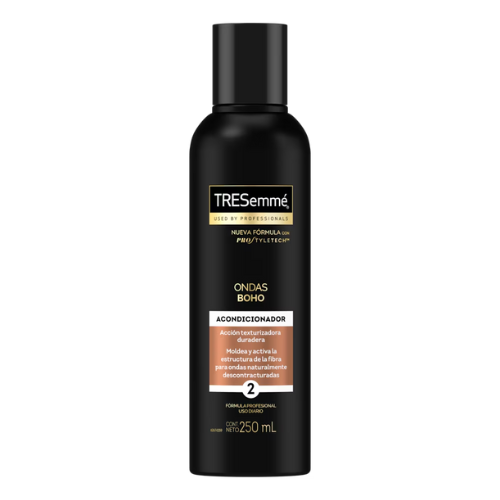 TRESEMME AC ONDAS BOHO 250 Tresemmé Acondicionador Ondas Boho 250ml envase negro