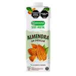 Envase de alimento vegetal de almendra sin azúcar La Serenísima 1 litro, 100% vegetal