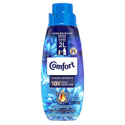 Comfort 500ml Cuidado Essencial suavizante concentrado con óleo de argán