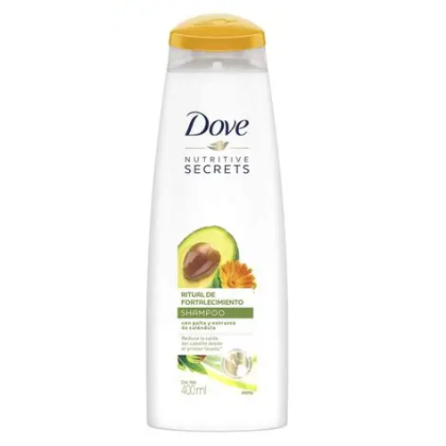 Dove Shampoo 400ml Fortalecimiento con palta y caléndula
