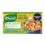 Caldo Knorr sabor gallina 6 cubos 57g