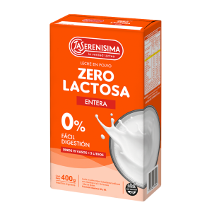 leche en polvo zero lactosa 400g La Serenísima