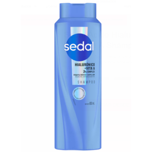 Sedal Shampoo Hialurónico y Vitamina A 650ml frasco azul