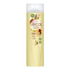 Sedal Shampoo Jengibre y Ricino 340ml fortalecimiento y nutrición natural