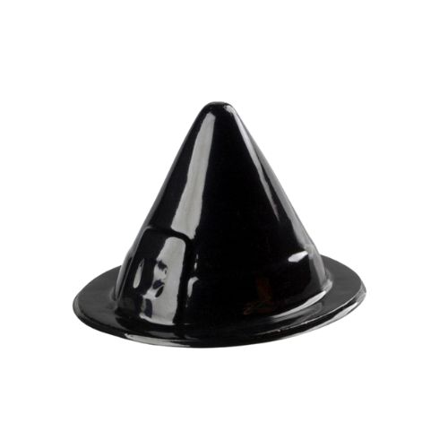 cono bruja negro liso gorro bruja negro Halloween
