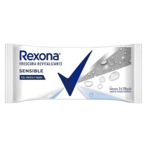 jabón Rexona sensible 3x120g