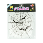Tela con arañas para Halloween STASIO para decoración