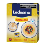 Caja de Edulcorante Sucralosa Ledesma 200 sobres sin TACC apto para cocinar
