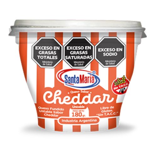 queso cheddar santa maria queso cheddar Santa María 180g