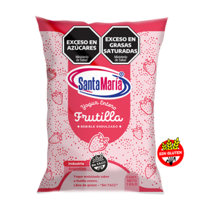 yogurt frutilla Santa María 900ml